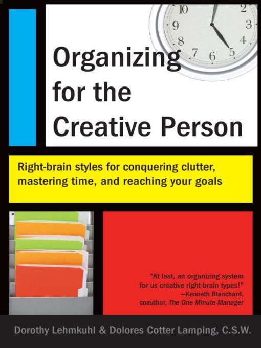 Title details for Organizing for the Creative Person by Dorothy Lehmkuhl - Wait list